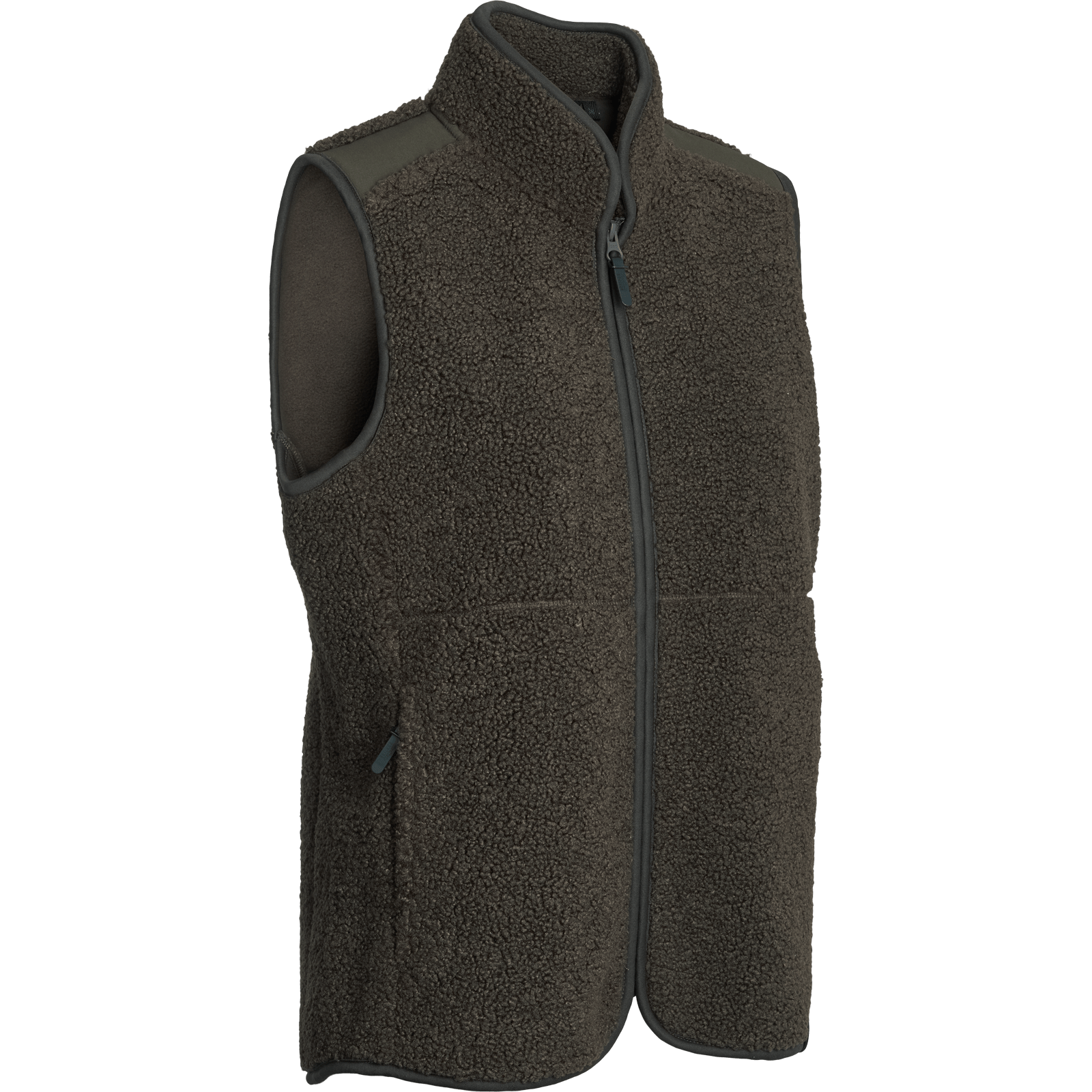 GUNNI Womens Fleece Vest - Dark Green