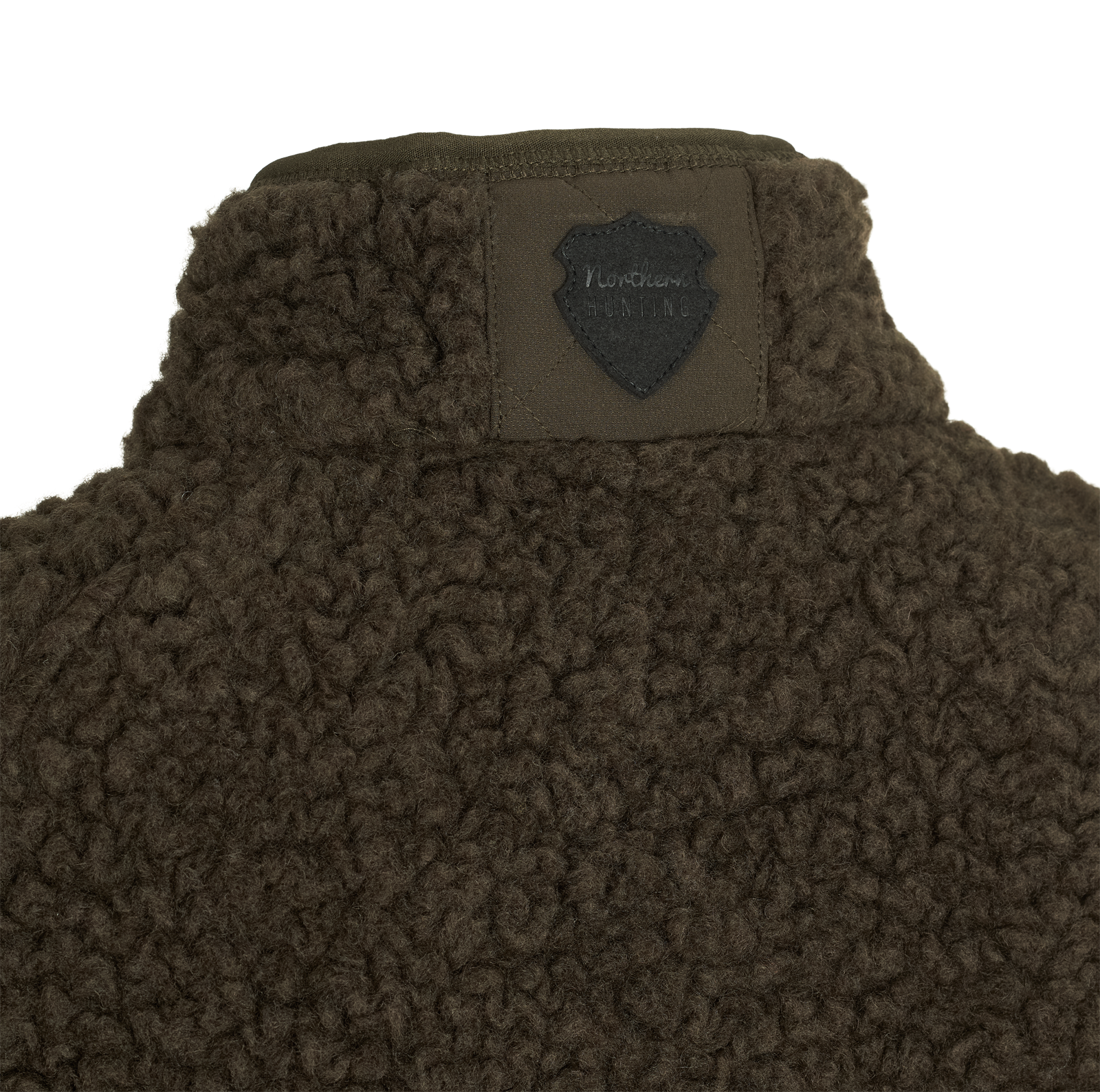HALFDAN Fleece Jas - Donkergroen