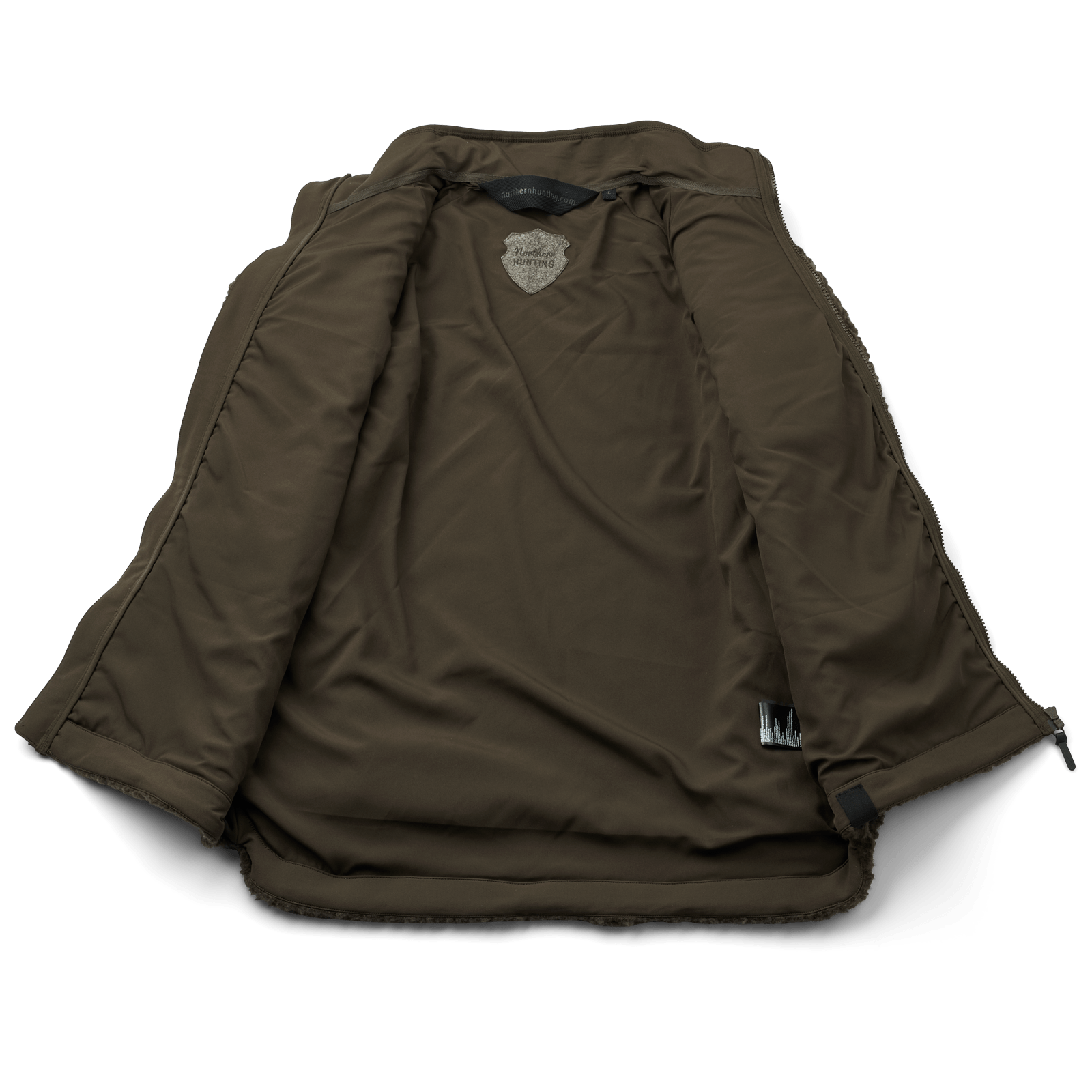 HALFDAN Fleece Jas - Donkergroen