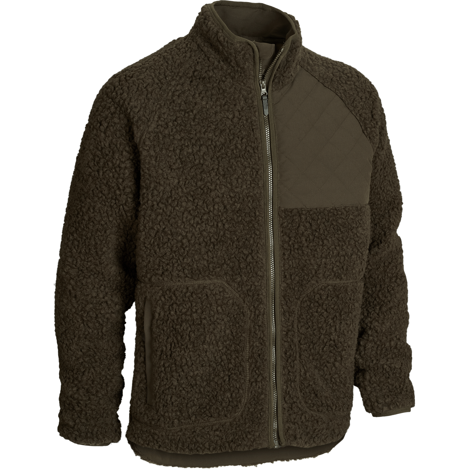 HALFDAN Fleece Jacket - Dark Green HALFDAN Fleece Jacket - Dark Green
