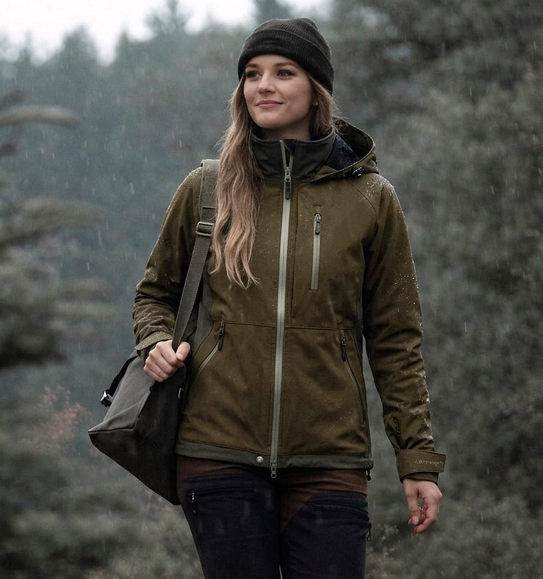 TOKA JODIS Vattentät skaljacka för dam - Grön