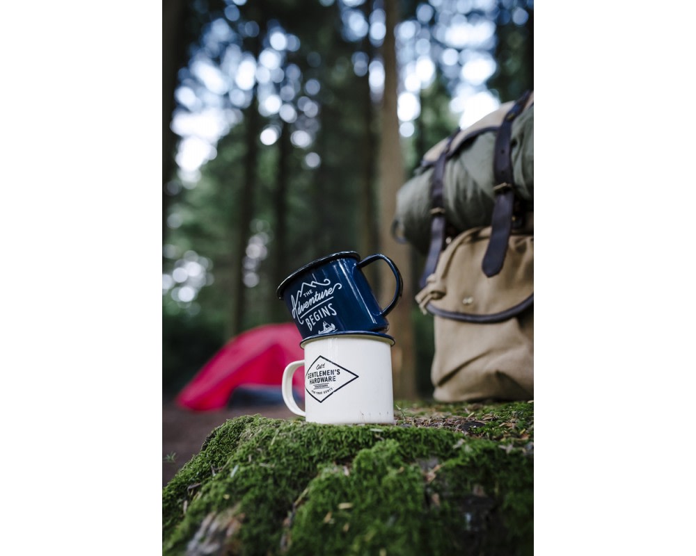 GENTLEMENS HARDWARE Enamel Mug Blue