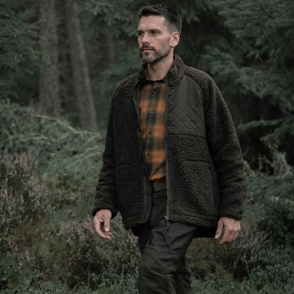 HALFDAN Fleece Jacket - Dark Green