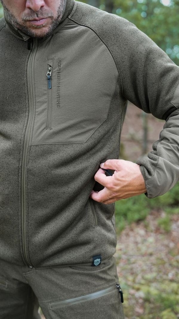 HELGE Fleece Jacket - Green